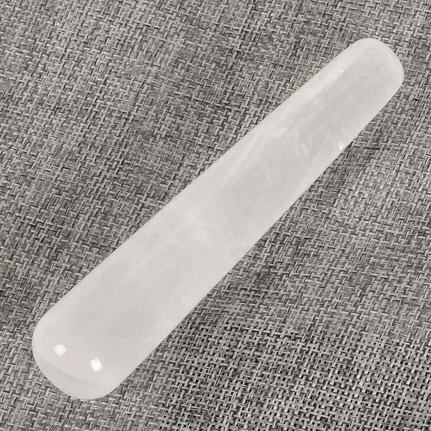 Massage Stick Natural Rose Quartz Face Body Eye Crystal Mineral Stone Massager