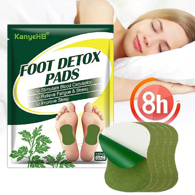 Detox foot patches for stress relief and improved sleep with natural wormwood.