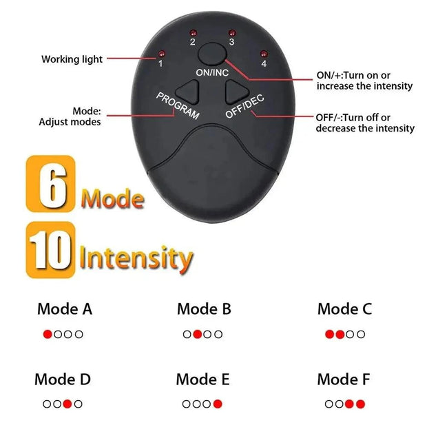 EMS Wireless Buttocks Hip Trainer Muscle Stimulator Abdominal Stimulator